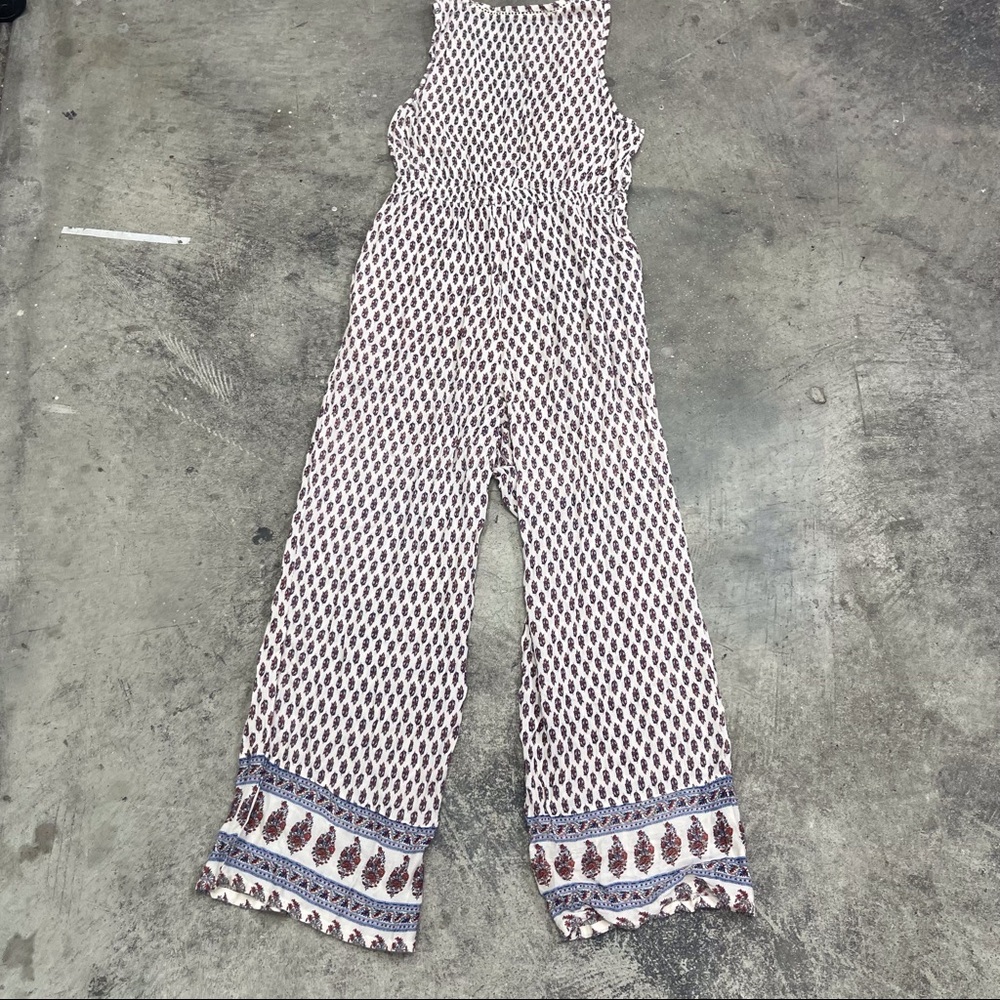 RAGA x ANTHROPOLOGIE Printed Boho Jumpsuit Small - Picture 7 of 9